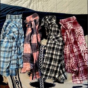 Girls flannel bundle